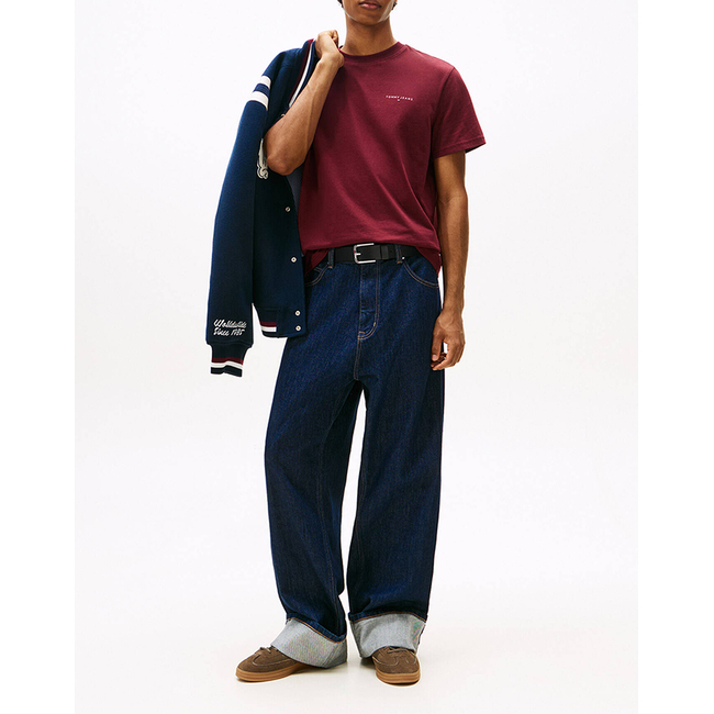 Product TOMMY JEANS  TJM SLIM LINEAR CHEST TEE EXT base image