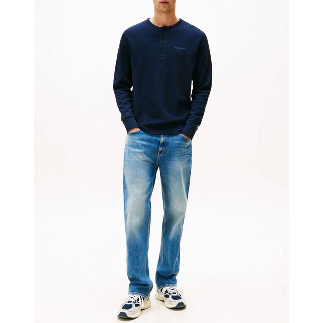Product TOMMY JEANS TJM SLIM WAFFLE SCRIPT HENLEY base image