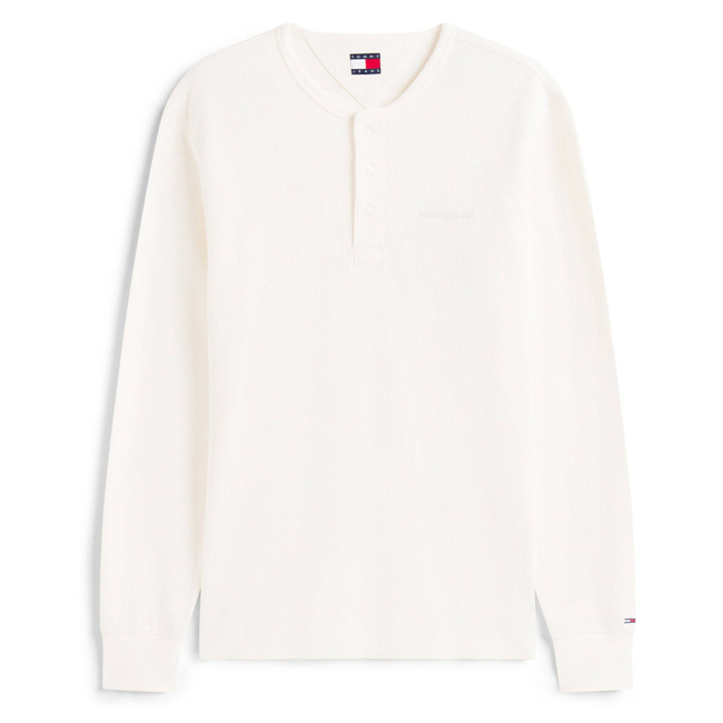 Product TOMMY JEANS TJM SLIM WAFFLE SCRIPT HENLEY base image