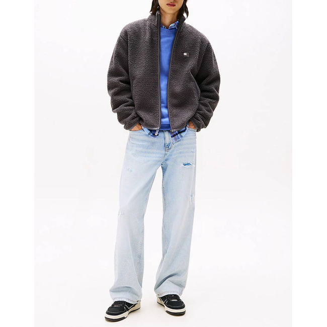 Product TOMMY JEANS TJM RLX BADGE FZ TEDDY base image