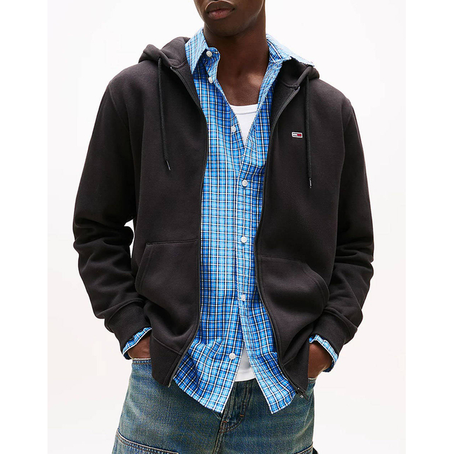 Product TOMMY JEANS TJM REG S FLAG ZIP THRU base image