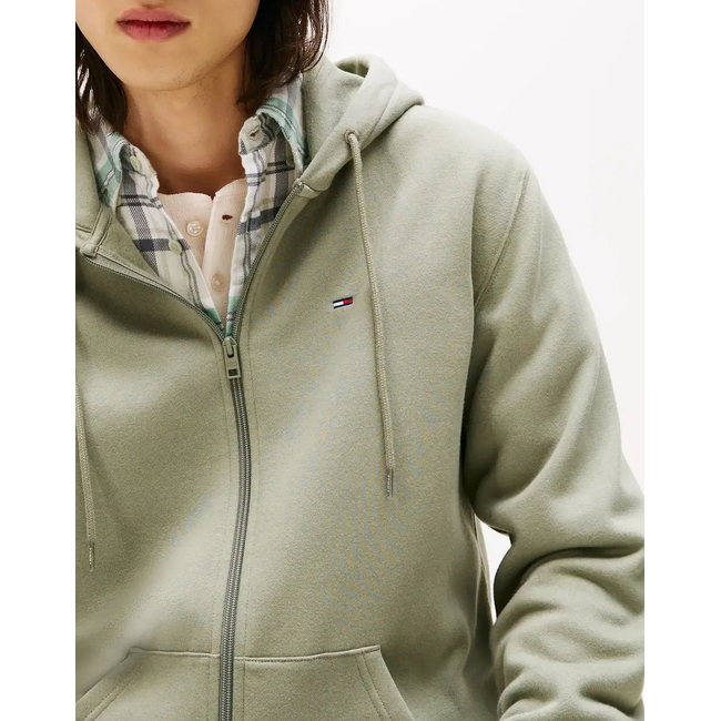 Product TOMMY JEANS TJM REG S FLAG ZIP THRU base image