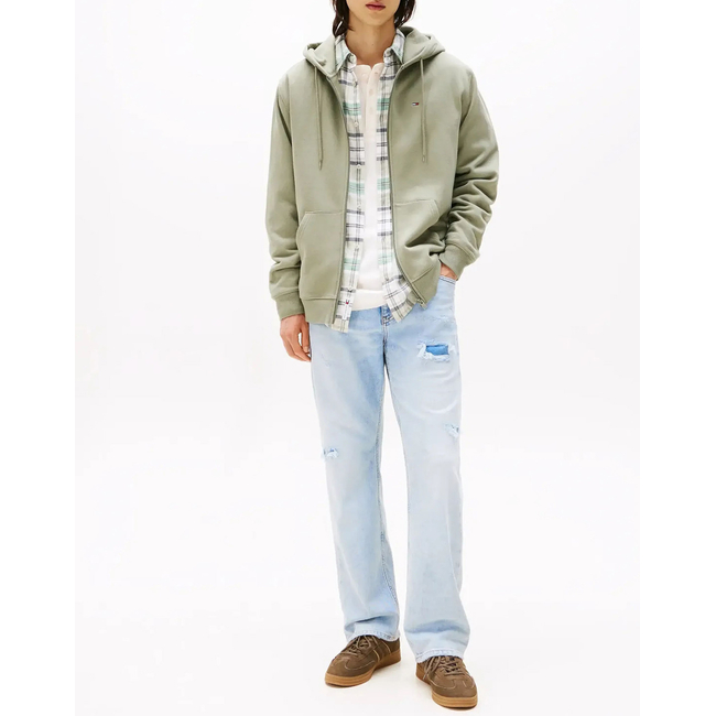 Product TOMMY JEANS TJM REG S FLAG ZIP THRU base image