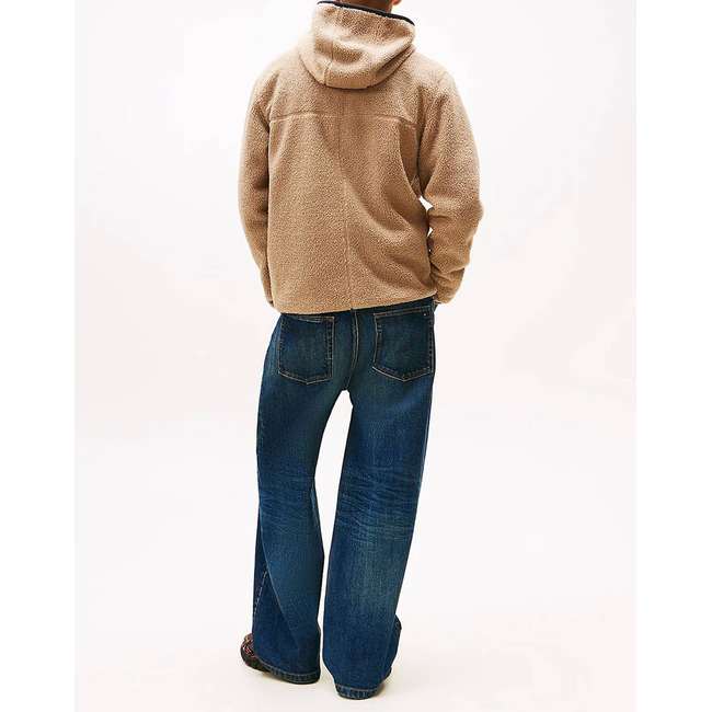 Product TOMMY JEANS TJM REG BADGE TEDDY ZIP TRU EXT base image