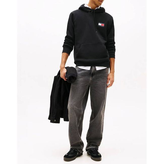 Product TOMMY JEANS TJM REG ESSENTIAL FLAG HOOD EXT base image