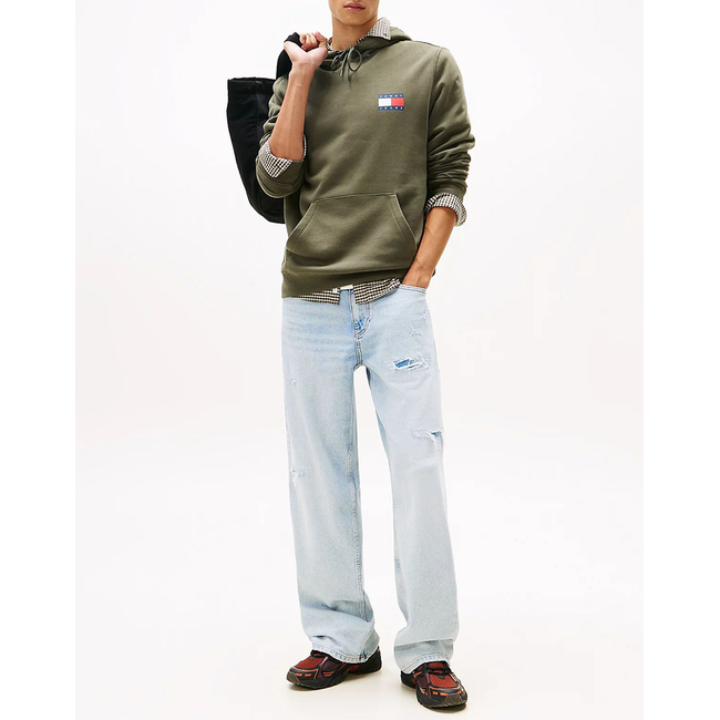 Product TOMMY JEANS TJM REG ESSENTIAL FLAG HOOD EXT base image