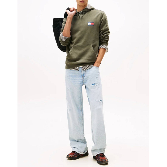 Product TOMMY JEANS TJM REG ESSENTIAL FLAG HOOD EXT base image