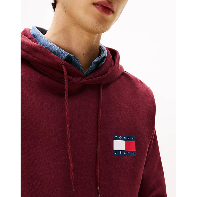Product TOMMY JEANS TJM REG ESSENTIAL FLAG HOOD EXT base image