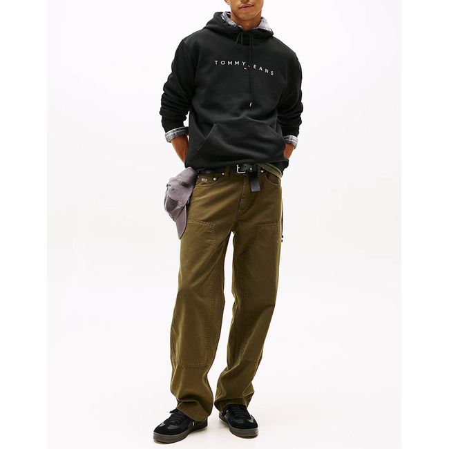 Product TOMMY JEANS TJM REG LINEAR LOGO HOODIE EXT base image