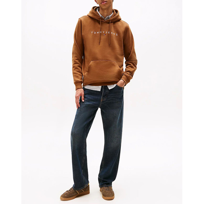 Product TOMMY JEANS TJM REG LINEAR LOGO HOODIE EXT base image