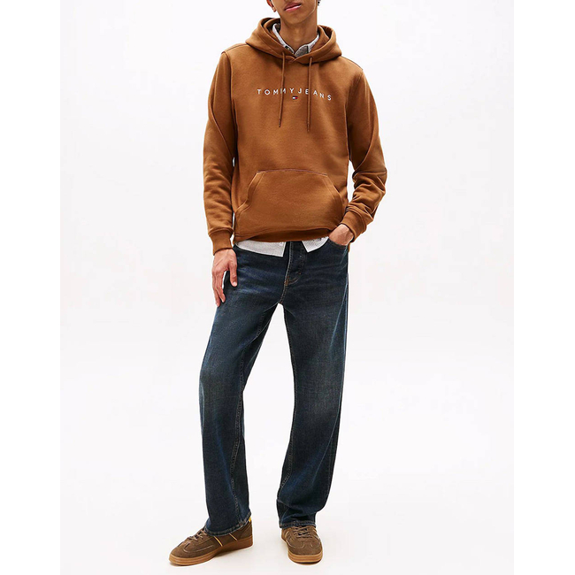 Product TOMMY JEANS TJM REG LINEAR LOGO HOODIE EXT base image