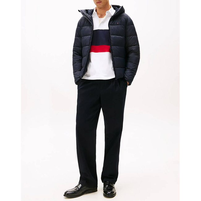 Product TOMMY HILFIGER MID WEIGHT HOODED JACKET base image