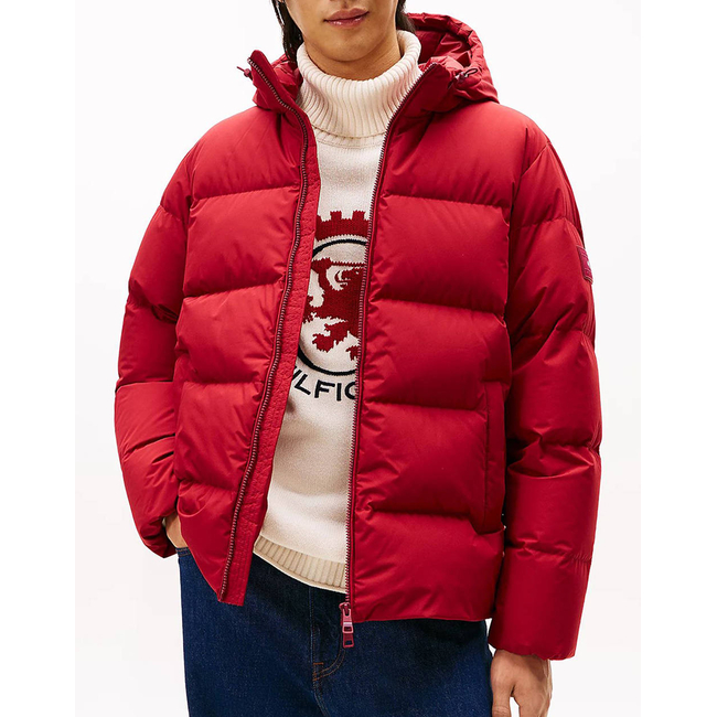 Product TOMMY HILFIGER DOWN HOODED PUFFER JKT base image