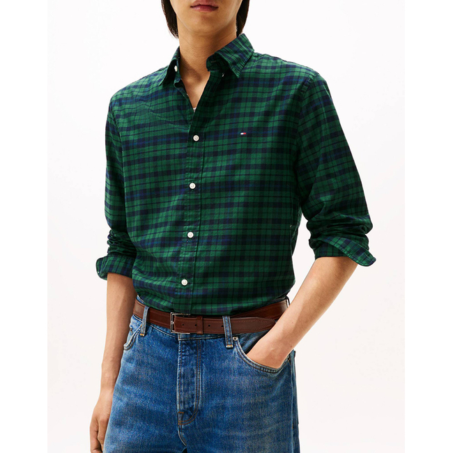 Product TOMMY HILFIGER MERCERIZED BLACKWATCH RF SHIRT base image