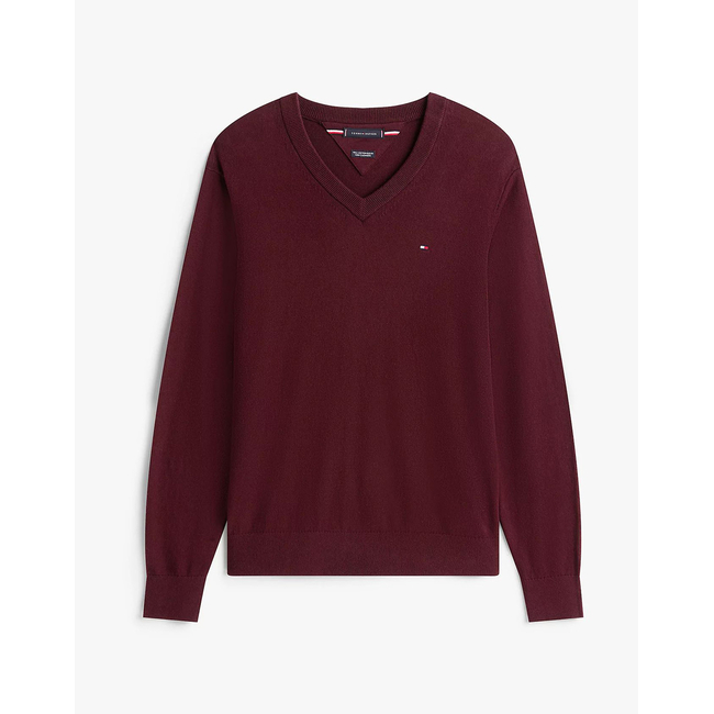 Product TOMMY HILFIGER PIMA ORG CTN CASHMERE V NECK base image