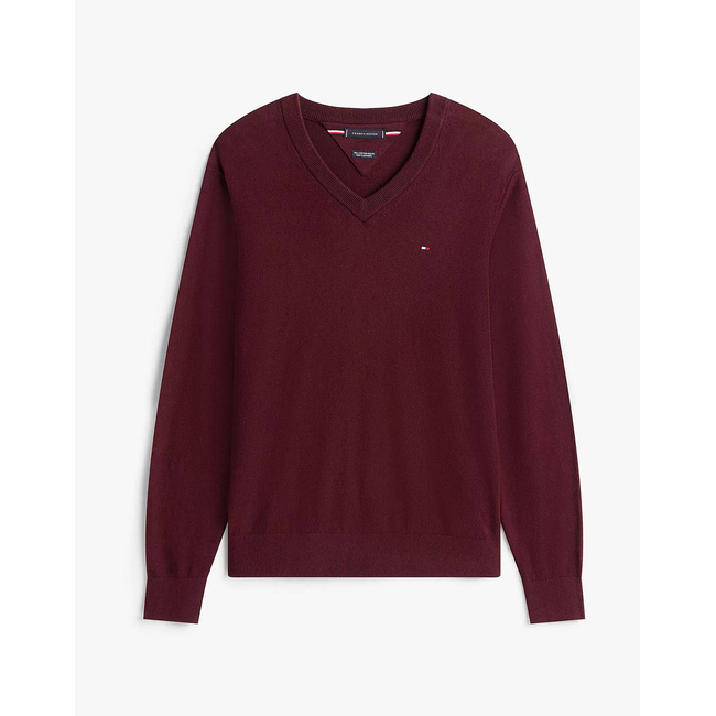 Product TOMMY HILFIGER PIMA ORG CTN CASHMERE V NECK base image