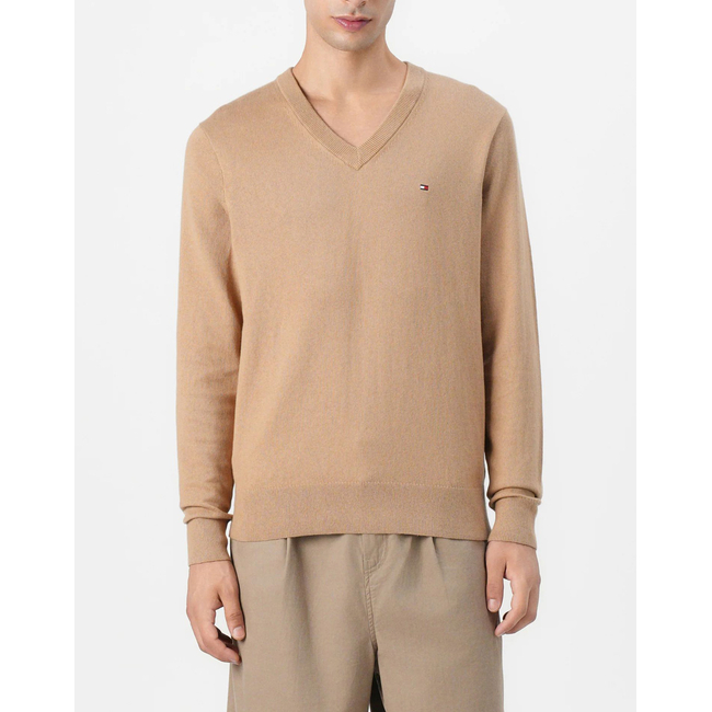 Product TOMMY HILFIGER PIMA ORG CTN CASHMERE V NECK base image