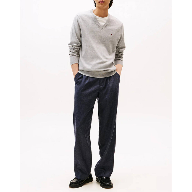 Product TOMMY HILFIGER PIMA ORG CTN CASHMERE V NECK base image