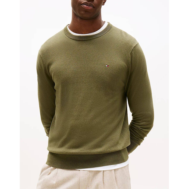 Product TOMMY HILFIGER PIMA ORG CTN CASHMERE CREW NECK base image