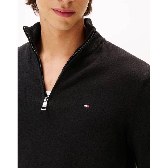 Product TOMMY HILFIGER PIMA ORG CTN CASHMERE ZIP MOCK base image