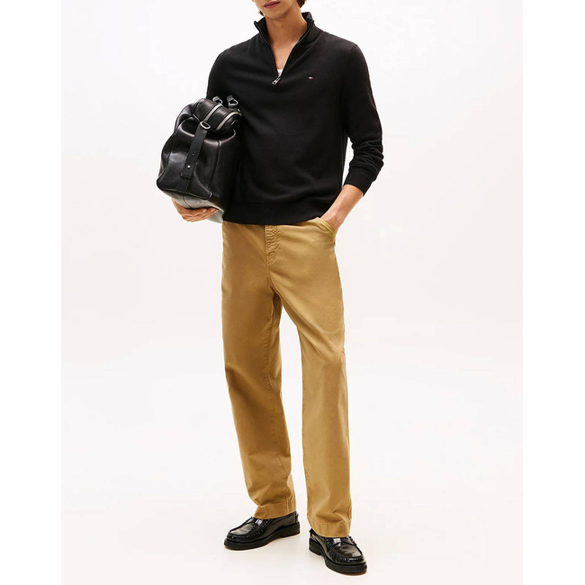 Product TOMMY HILFIGER PIMA ORG CTN CASHMERE ZIP MOCK base image