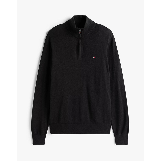 Product TOMMY HILFIGER PIMA ORG CTN CASHMERE ZIP MOCK base image