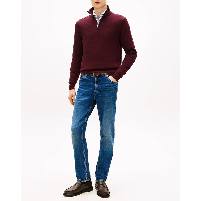 Product TOMMY HILFIGER PIMA ORG CTN CASHMERE ZIP MOCK base image