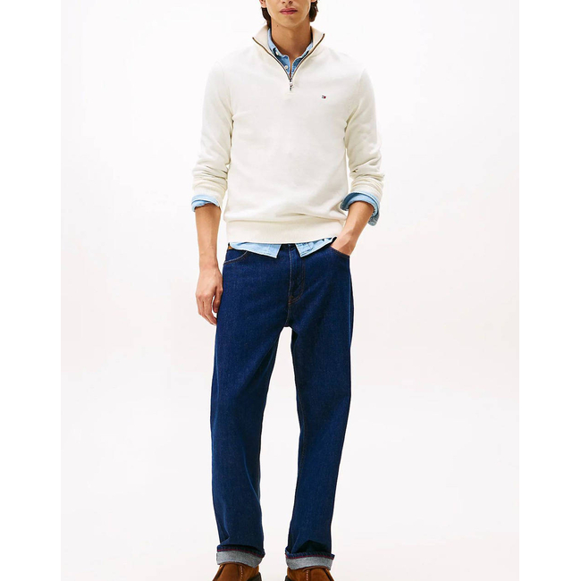 Product TOMMY HILFIGER PIMA ORG CTN CASHMERE ZIP MOCK base image