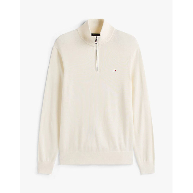 Product TOMMY HILFIGER PIMA ORG CTN CASHMERE ZIP MOCK base image