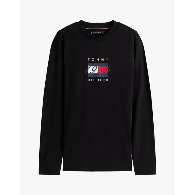 Product TOMMY HILFIGER LINEAR FLAG GRAPHIC LS TEE base image