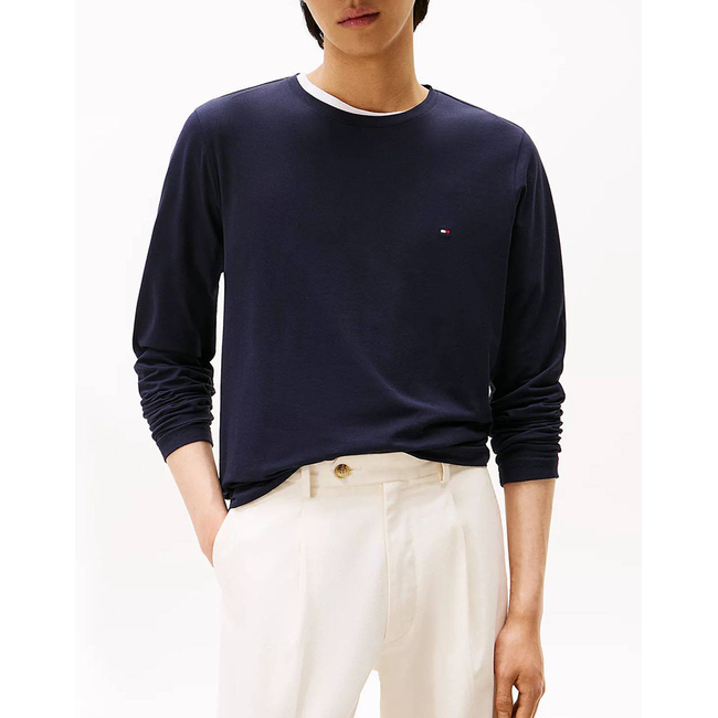 Product TOMMY HILFIGER STRETCH SLIM FIT LONG SLEEVE TEE base image