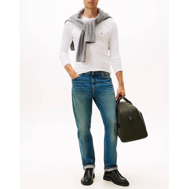 Product TOMMY HILFIGER STRETCH SLIM FIT LONG SLEEVE TEE base image
