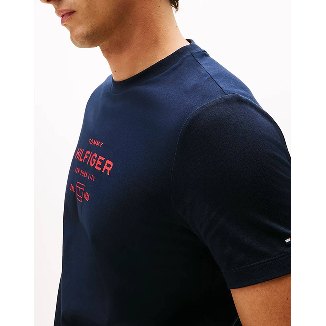 Product TOMMY HILFIGER HILFIGER STACK GRAPHIC TEE base image