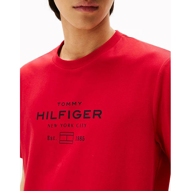 Product TOMMY HILFIGER HILFIGER STACK GRAPHIC TEE base image