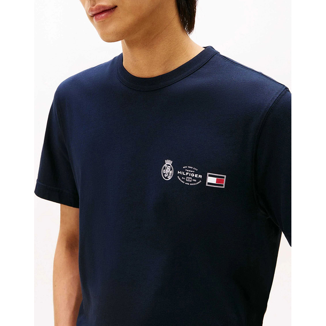 Product TOMMY HILFIGER SMALL CREST OUTLINE TEE base image