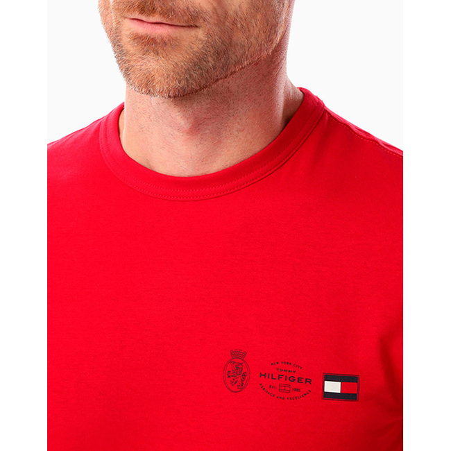 Product TOMMY HILFIGER SMALL CREST OUTLINE TEE base image