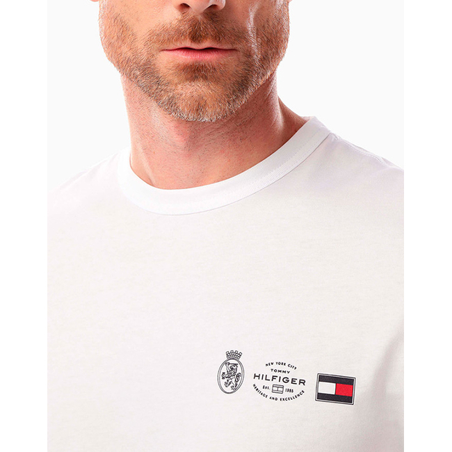 Product TOMMY HILFIGER SMALL CREST OUTLINE TEE base image