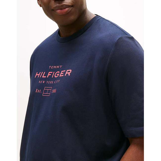 Product TOMMY HILFIGER BT-HILFIGER STACK GRAPHIC TEE-B base image