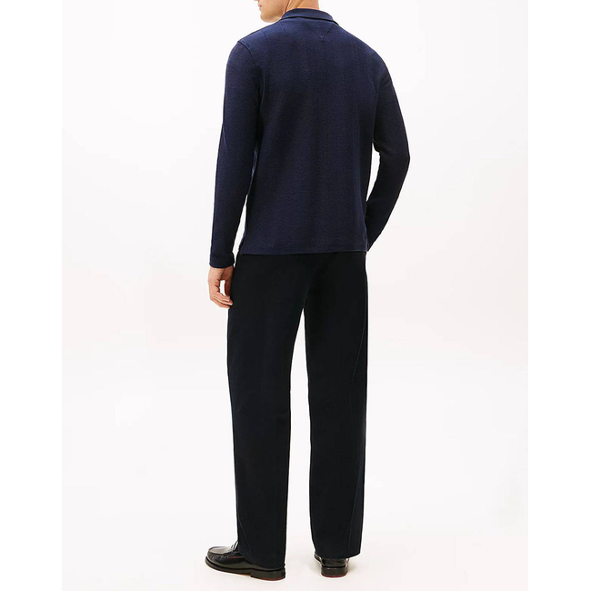 Product TOMMY HILFIGER LS HERRINGBONE REG POLO base image