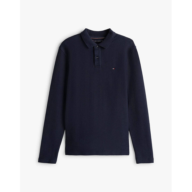 Product TOMMY HILFIGER LS HERRINGBONE REG POLO base image