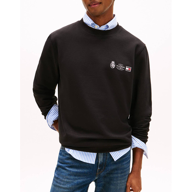 Product TOMMY HILFIGER SMALL CREST OUTLINE CREW NECK base image