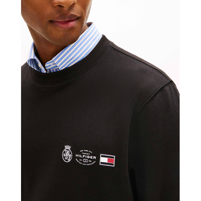Product TOMMY HILFIGER SMALL CREST OUTLINE CREW NECK base image