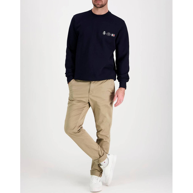 Product TOMMY HILFIGER SMALL CREST OUTLINE CREW NECK base image