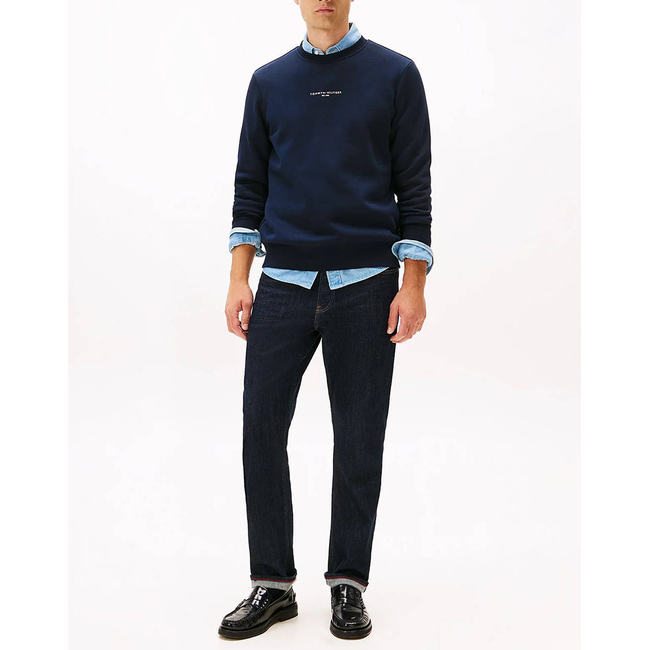 Product TOMMY HILFIGER TOMMY LOGO TIPPED CREWNECK base image