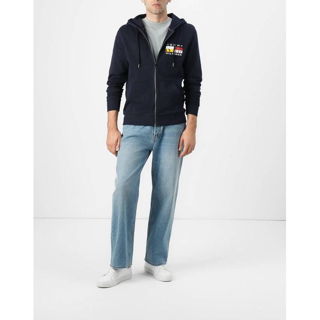 Product TOMMY HILFIGER TH COLOUR FLAG ZIP THROUGH base image