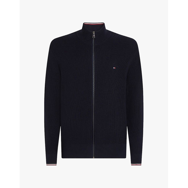 Product TOMMY HILFIGER RWB RIB ZIP THROUGH base image