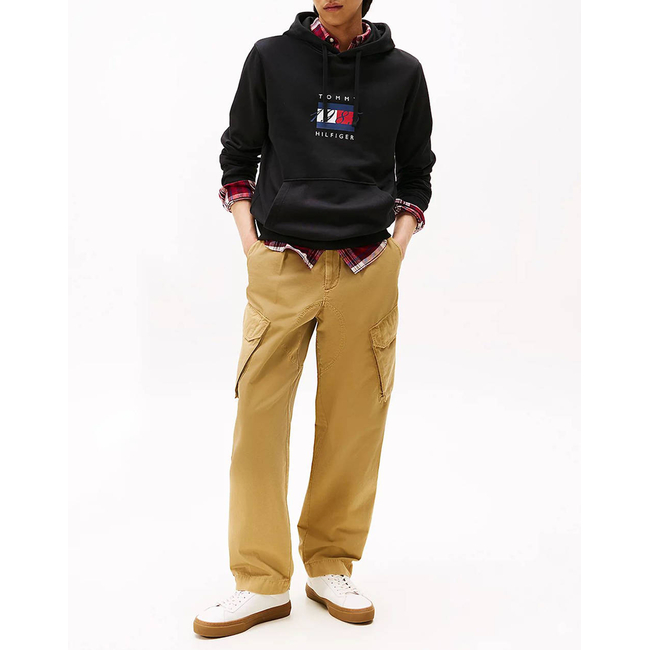Product TOMMY HILFIGER LINEAR FLAG GRAPHIC HOODIE base image