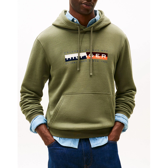 Product TOMMY HILFIGER TH COLOUR BLOCK GRAPHIC HOODIE base image