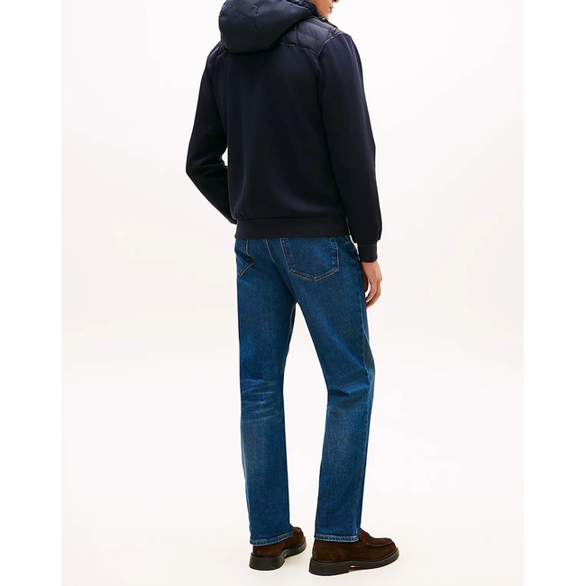 Product TOMMY HILFIGER MIX MEDIA HOODED ZIP THROUGH base image