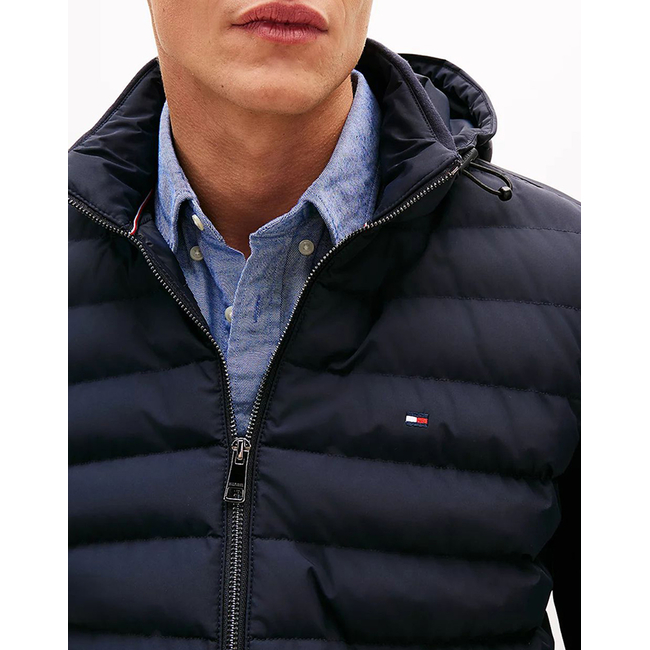 Product TOMMY HILFIGER MIX MEDIA HOODED ZIP THROUGH base image